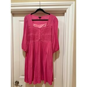 Women's 2XL Hot Pink Skater Dress by Torrid